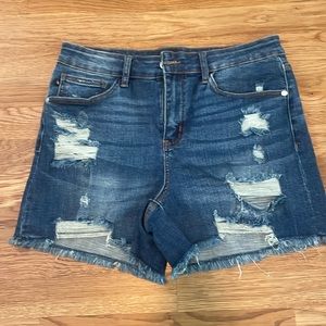 Distressed Judy Blue Shorts